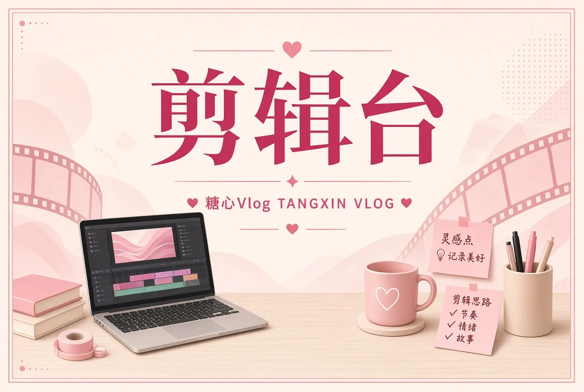 糖心Vlog剪辑台创作手记